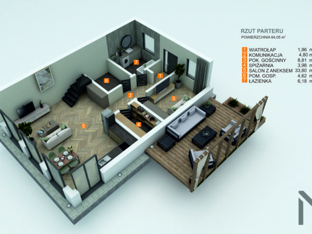 rzut parteru domu w nikielkowie z opisem pomieszczeń rzut parteru domu w nikielkowie z opisem pomieszczeń